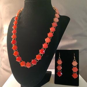 Necklace and earring set